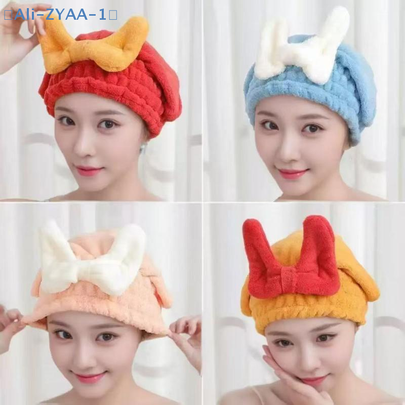 Hair Turban Towel - 【ZYAA-1】Microfiber Drying Hair Caps For Women