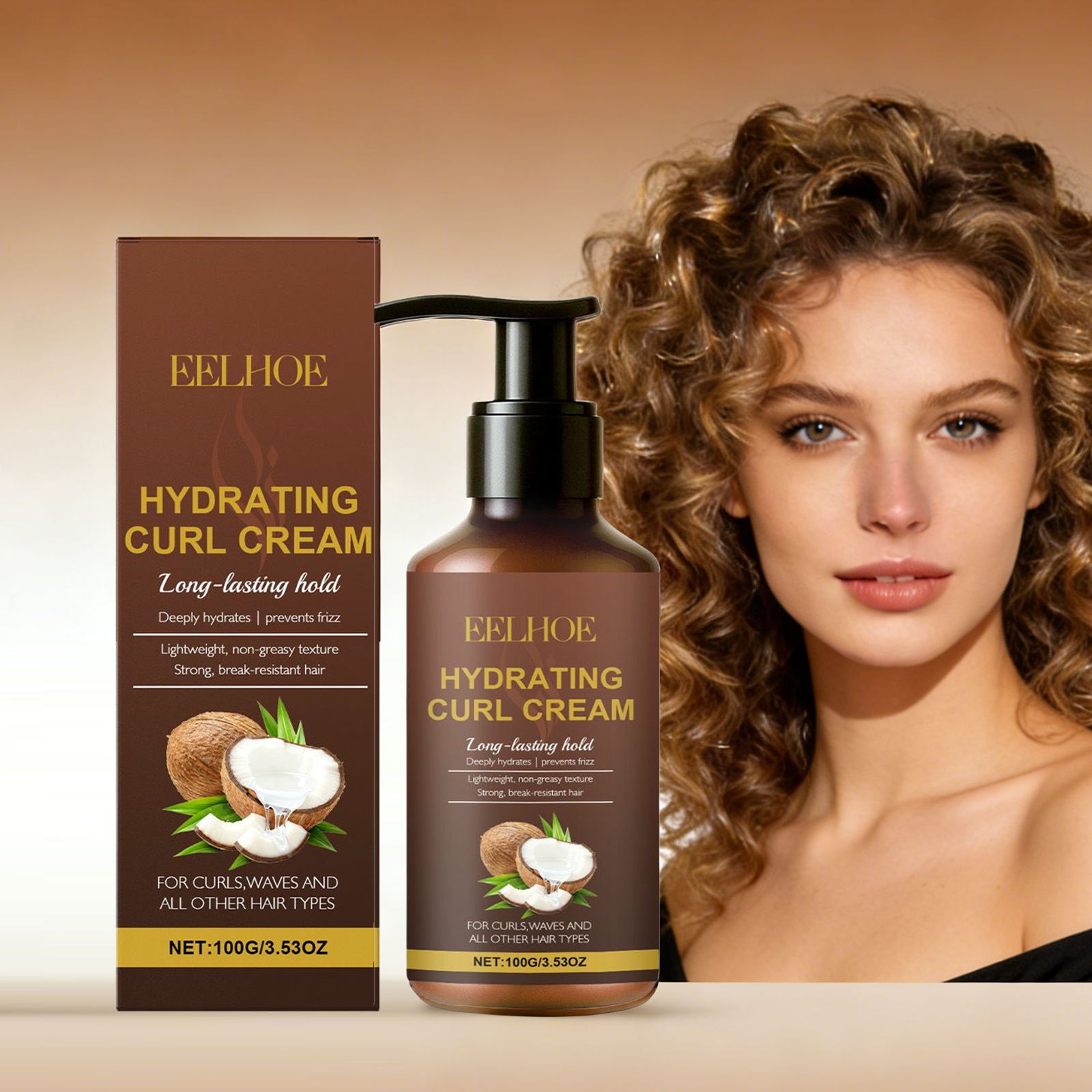 Hair Care Nature - Curl Styling Cream for Wavy and