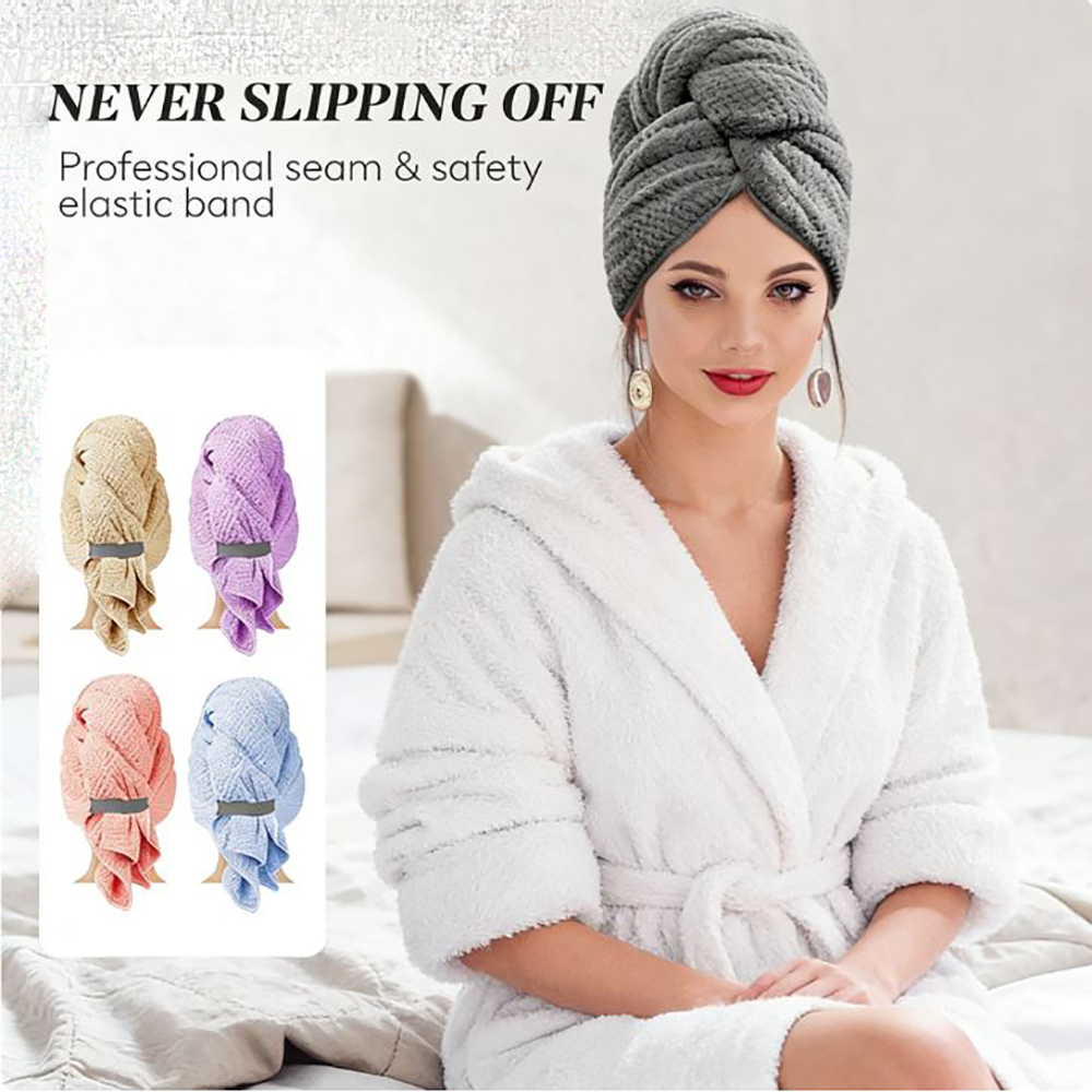 Hair Turban Towel - Extra Large Microfiber Hair Towel Wrap