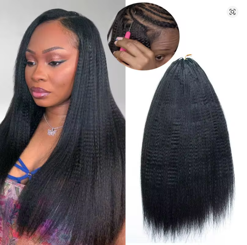 Hair Care Color - Kinky Straight Crochet Human Hair Pre