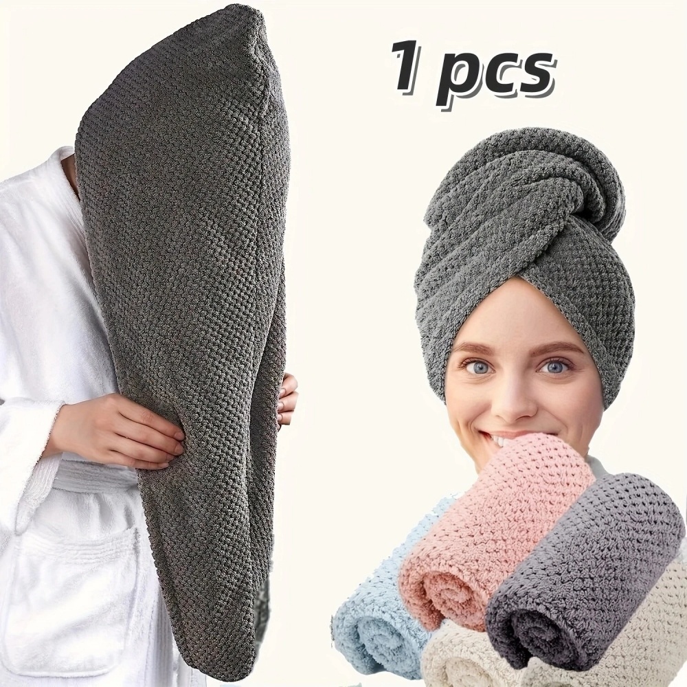 Hair Turban Towel - Quick-Dry Hair Towel Soft Microfiber Women