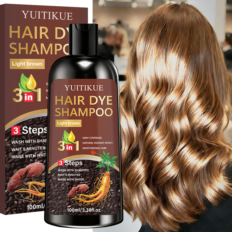 YUITIKUE Light Brown Hair Dye  - Hair Care Steps review and price