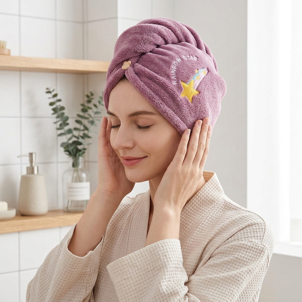 1pc Microfiber Hair Drying Tow - Hair Turban Towel review and price