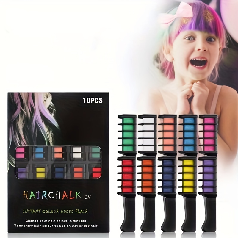 10 Colors/set ABS Non-toxic On - Hair Care Color review and price