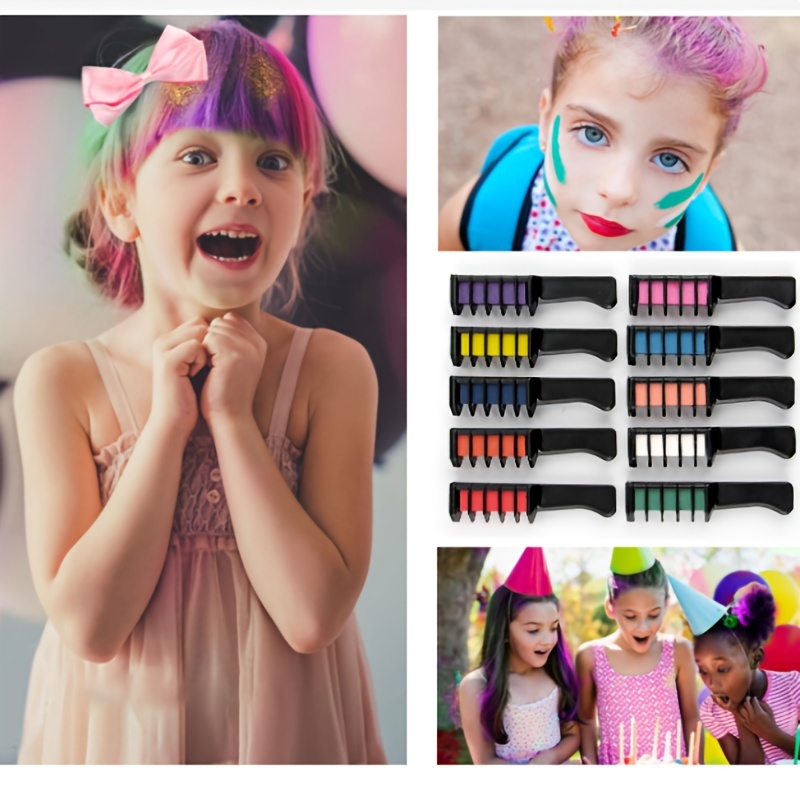 10 Colors/set ABS Non-toxic On - Hair Care Color review and price