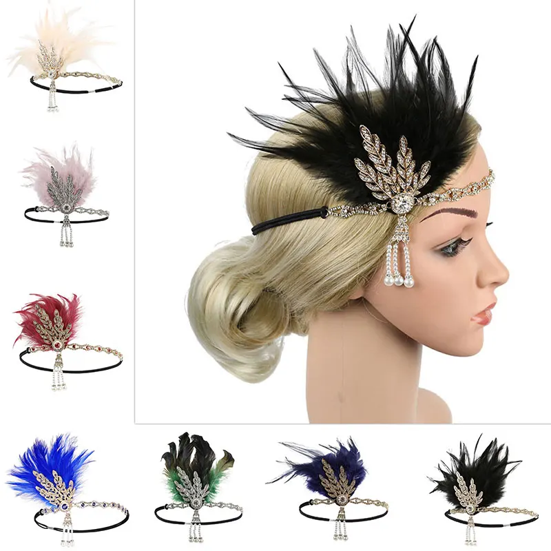 Women Hairband Headpiece Feath - Feather Hair Extension review and price