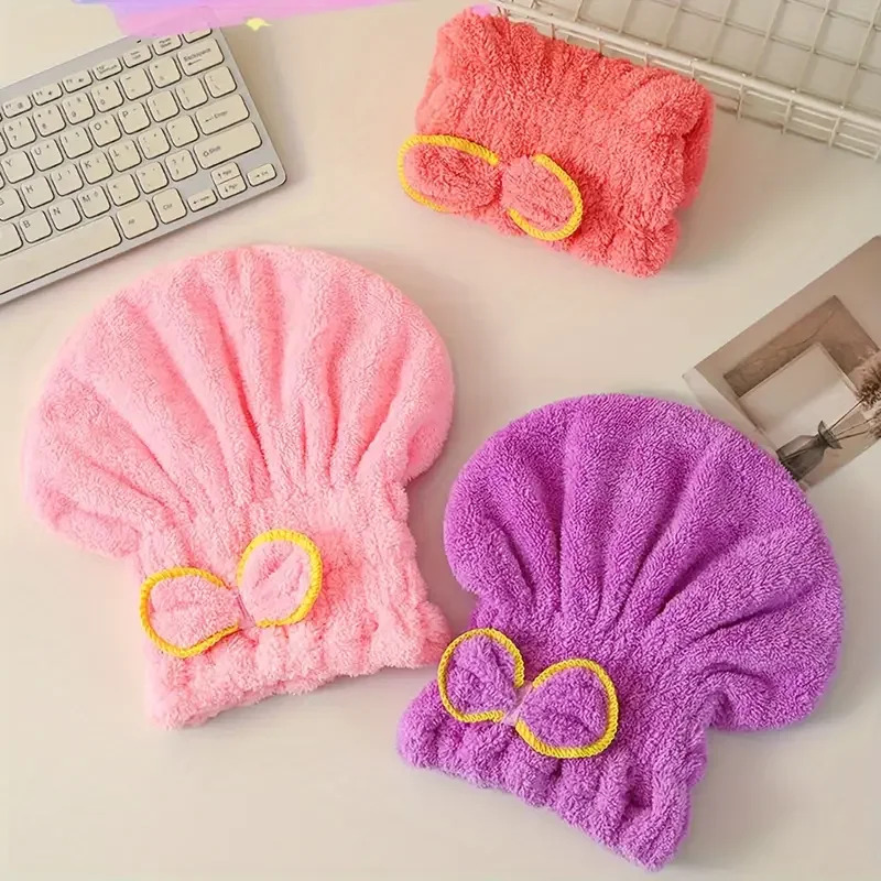 Quick Drying Hair Cap Women Bo - Hair Turban Towel review and price