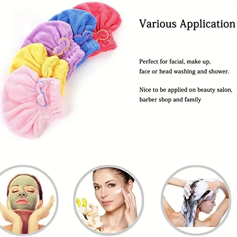 Quick Drying Hair Cap Women Bo - Hair Turban Towel review and price