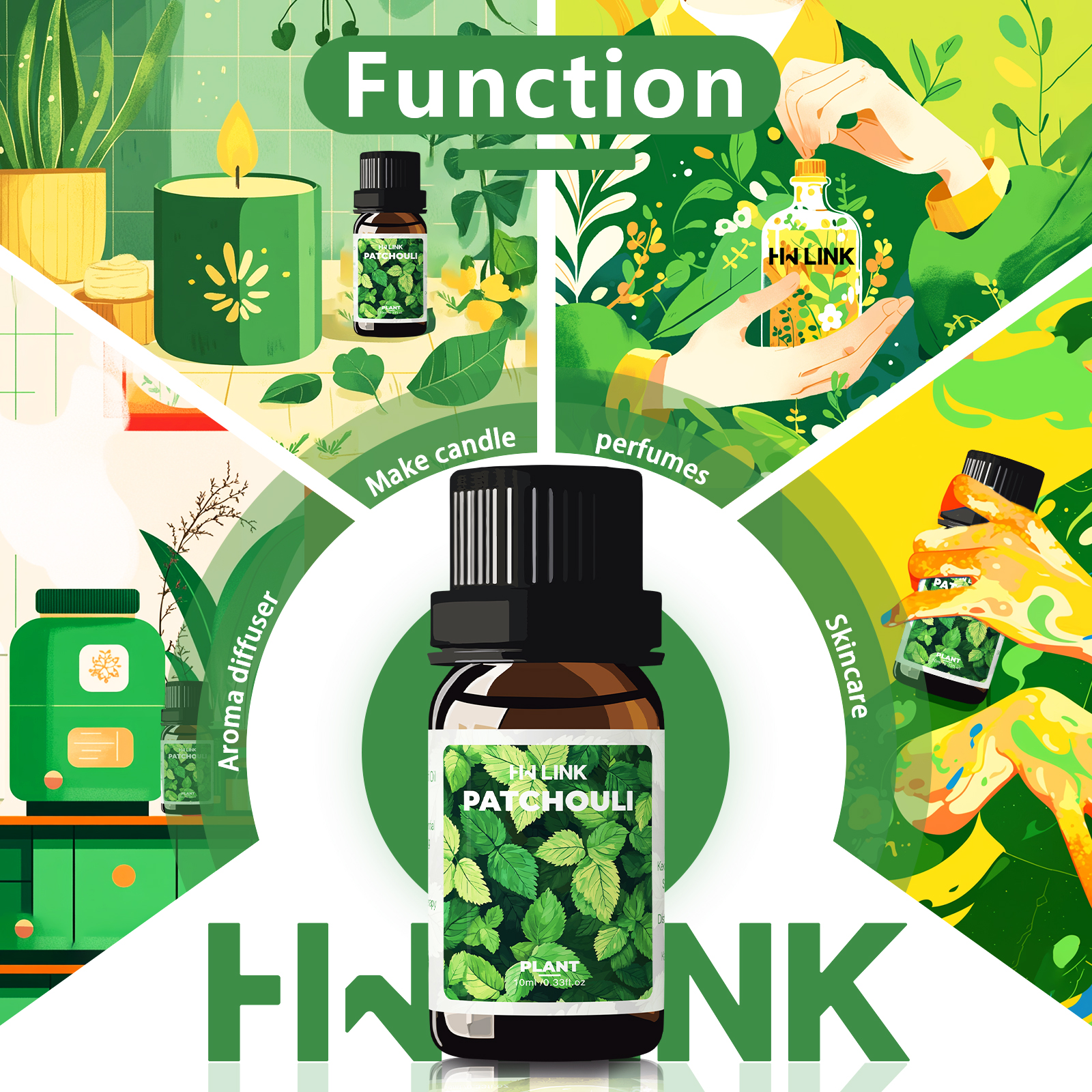 10ml Patchouli Essential Oils  - Hair Care Nature review and price