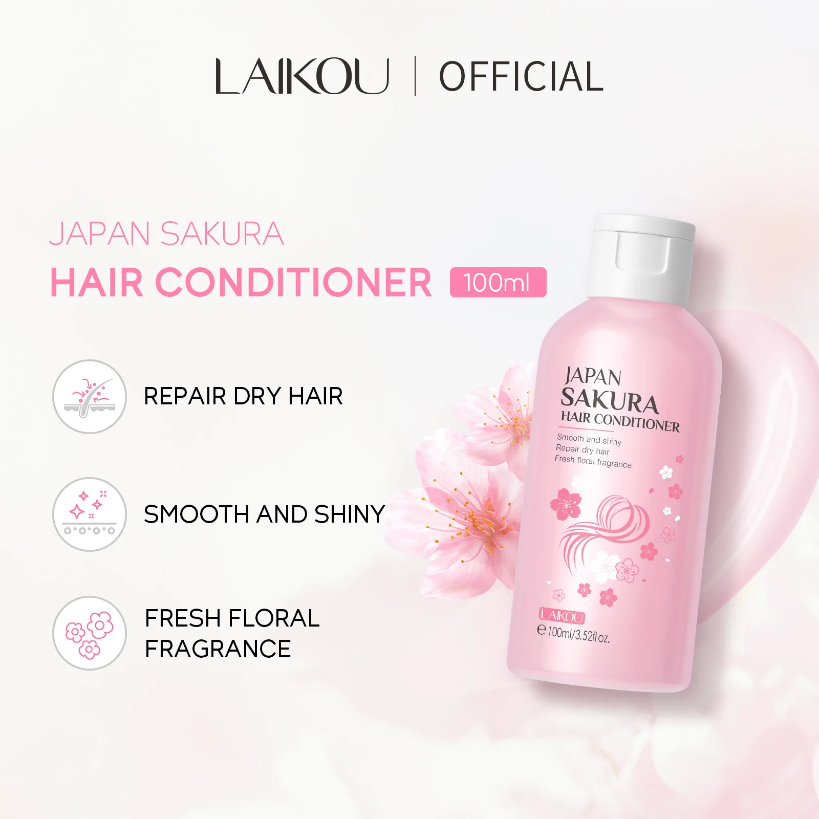 LAIKOU Japan Sakura Hair Condi - Hair Care In Japan review and price