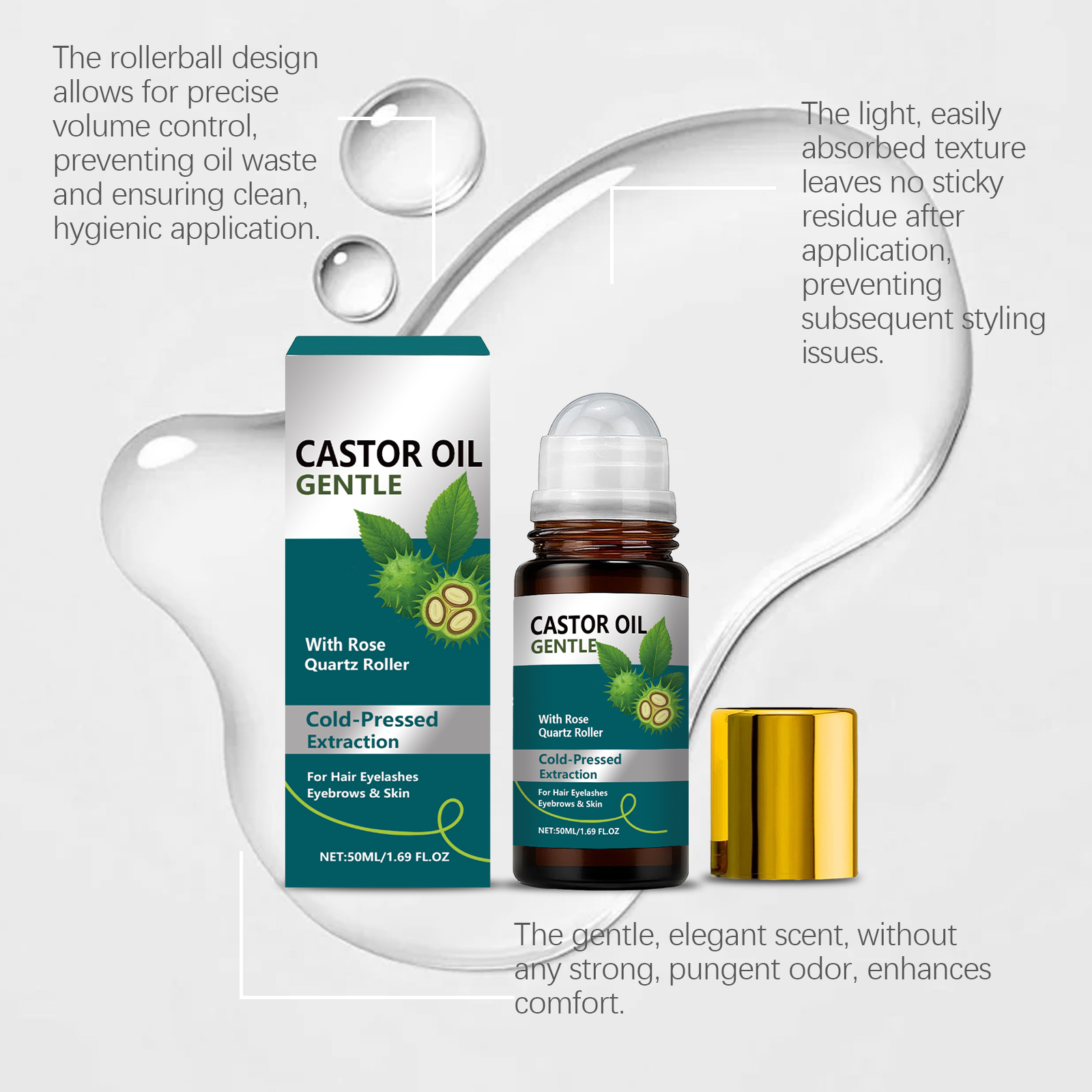 Organic Castor Oil Roller Cold - Castor Oil Cold Press review and price