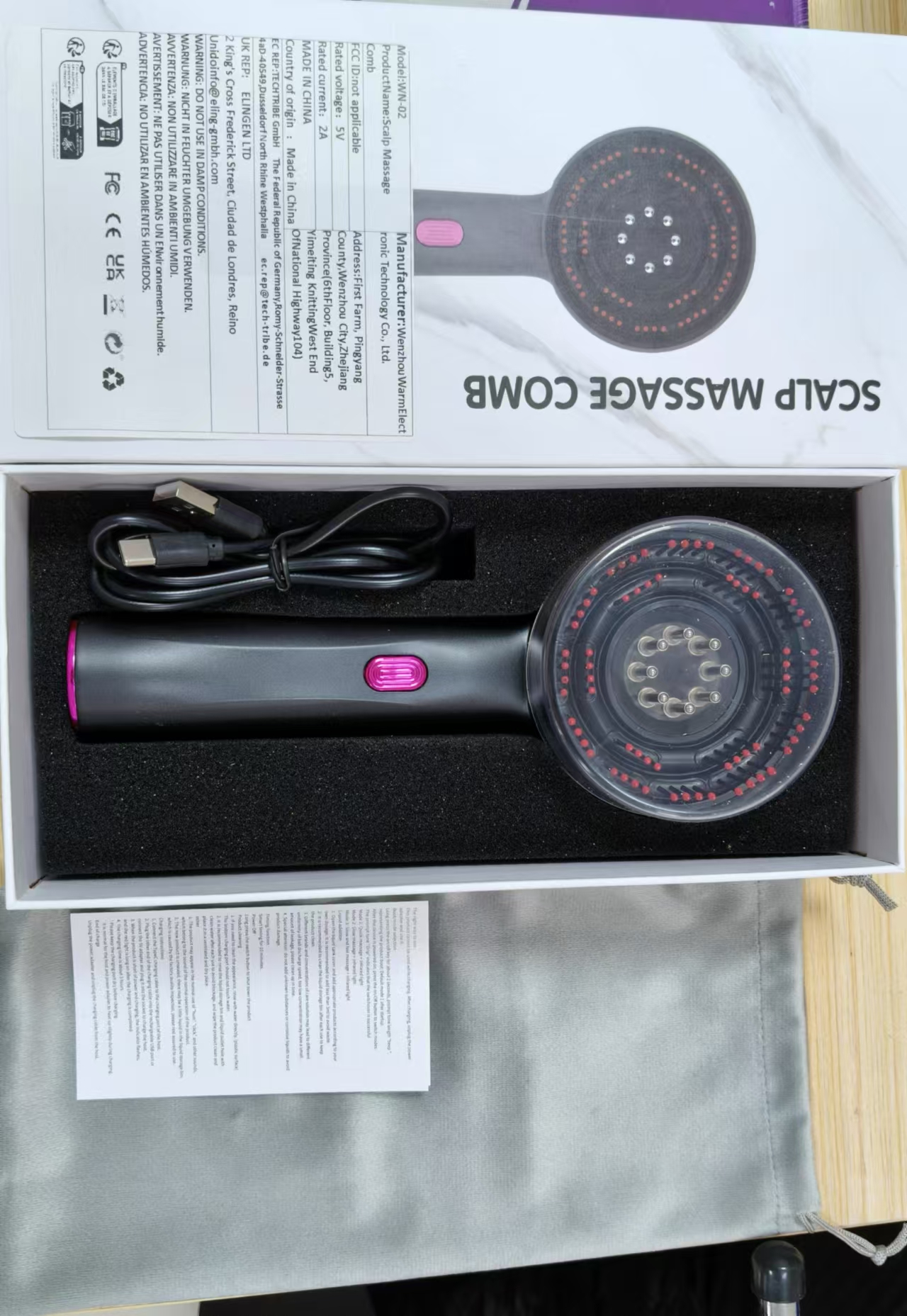 USB Rechargeable Scalp Hair Ma - Hair Care Gift review and price
