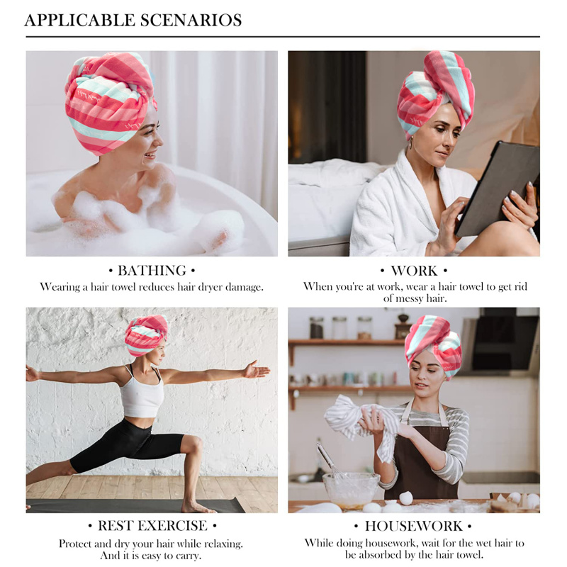 1PC Microfiber Hair Fast Dryin - Hair Turban Towel review and price