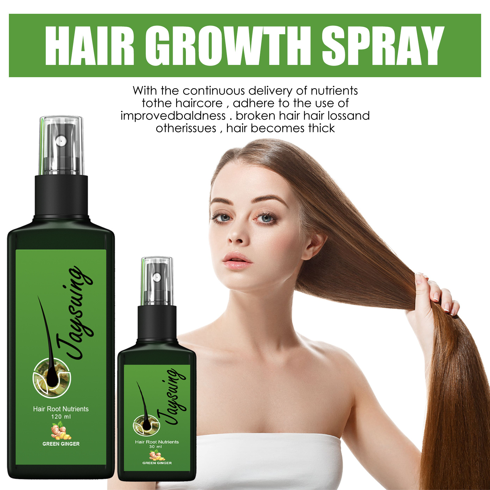 Fast Ginger Hair Growth Spray  - Hair Care For Hair Loss review and price