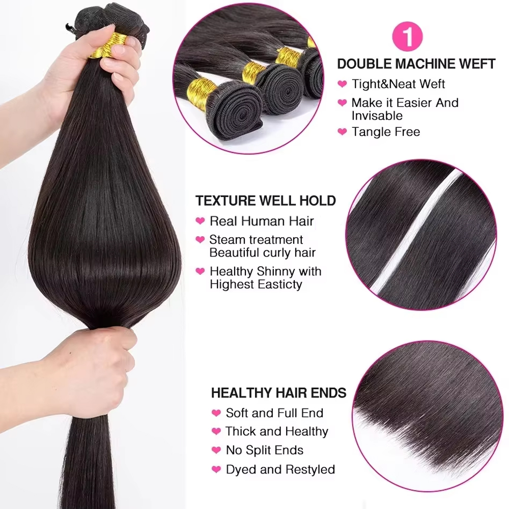 Indian Human Hair Bundles Bone - Hair Care Indian review and price