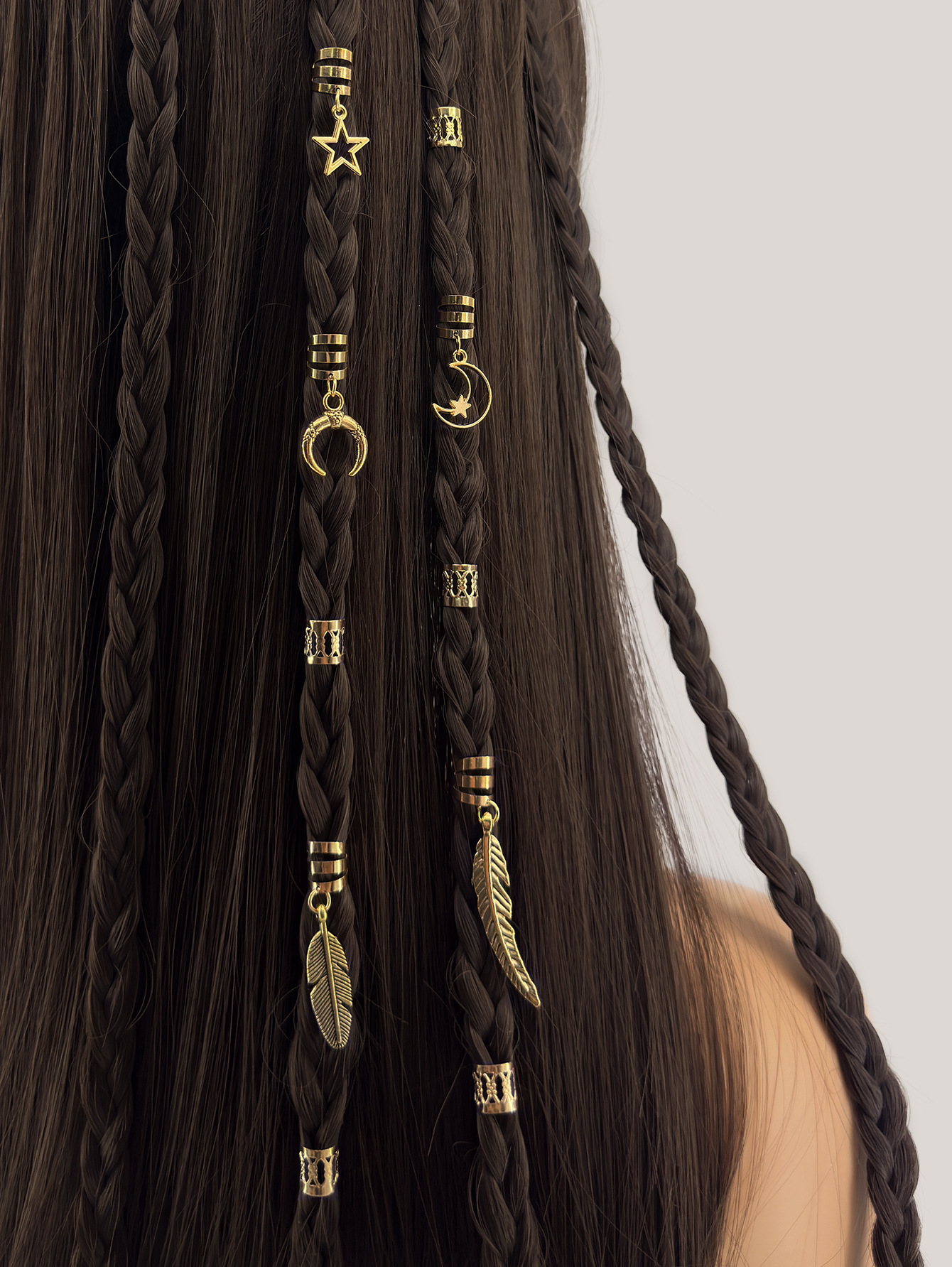 26pcs Hair Rings for Braids Go - Feather Hair Extension review and price