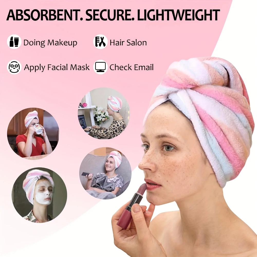 Ultra Absorbent Quick Dry Hair - Hair Turban Towel review and price