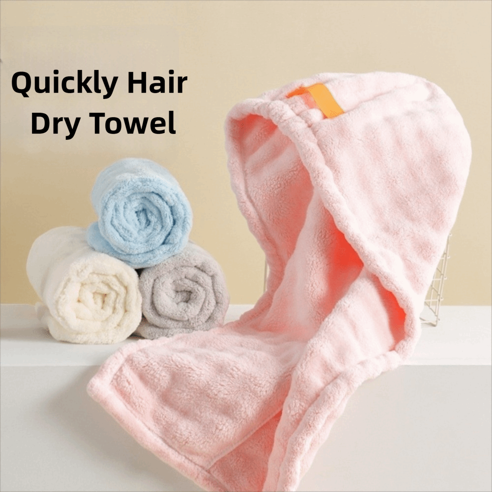 Microfiber Quickly Hair Dry To - Hair Turban Towel review and price