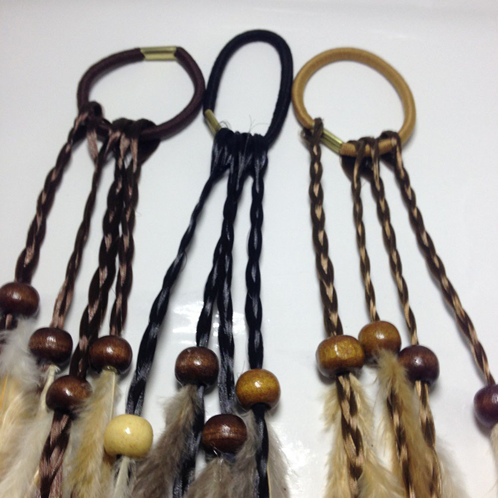 Fashionable Boho Feather Headb - Feather Hair Extension review and price