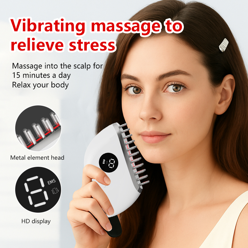 Electric Hair Growth Comb Red  - Hair Care For Hair Loss review and price