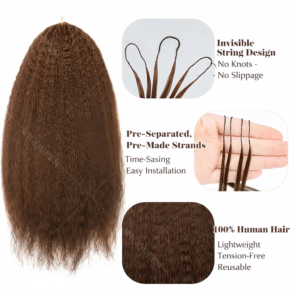 Kinky Straight Feather Crochet - Feather Hair Extension review and price