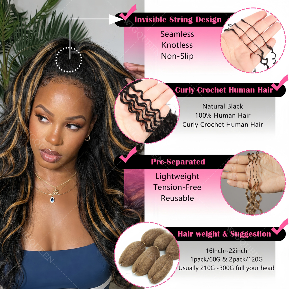 Kinky Straight Feather Crochet - Feather Hair Extension review and price