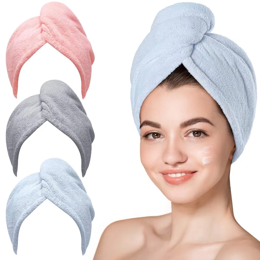 Quick Dry Hair Towel Wrap Anti - Hair Turban Towel review and price