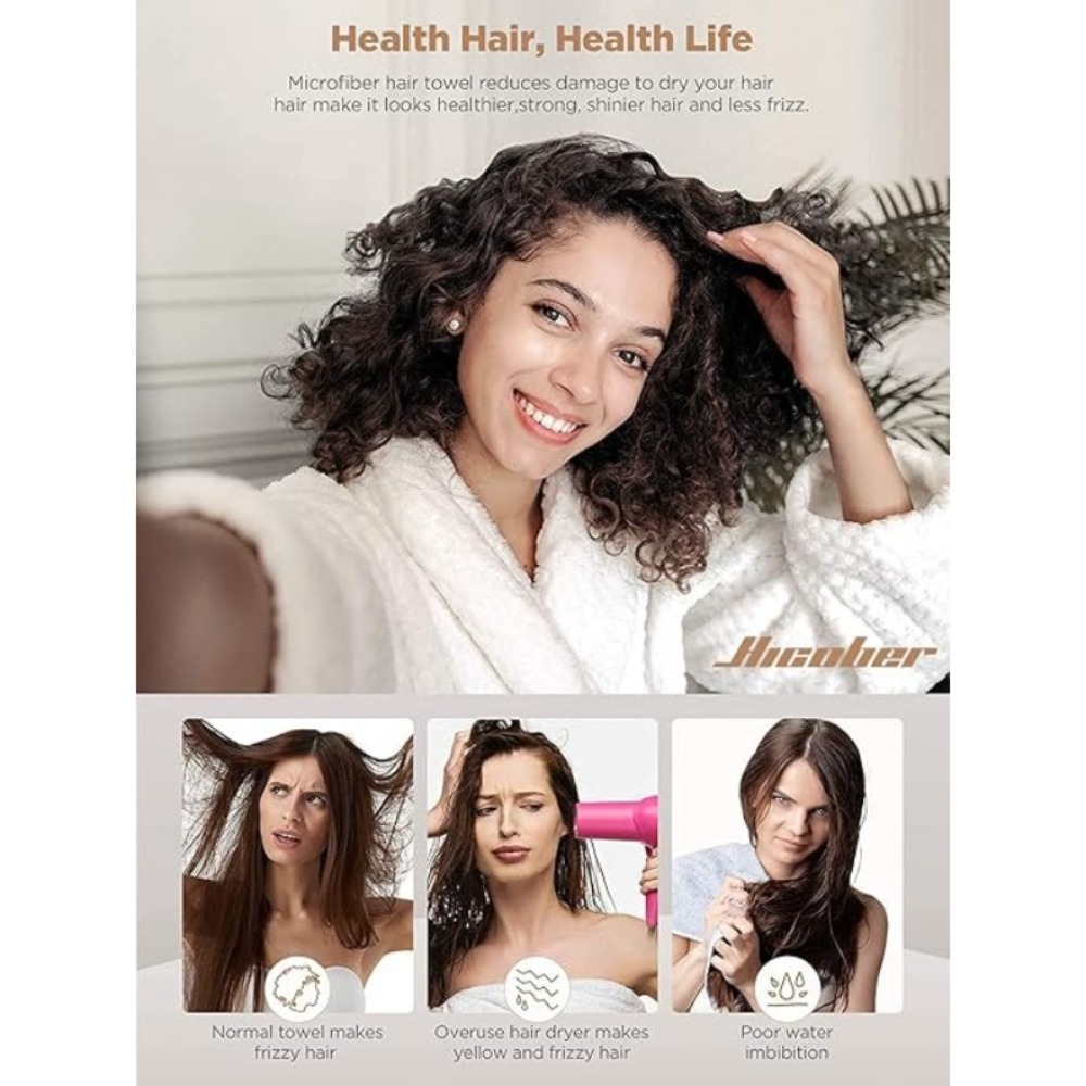 Quick Dry Hair Towel Wrap Anti - Hair Turban Towel review and price