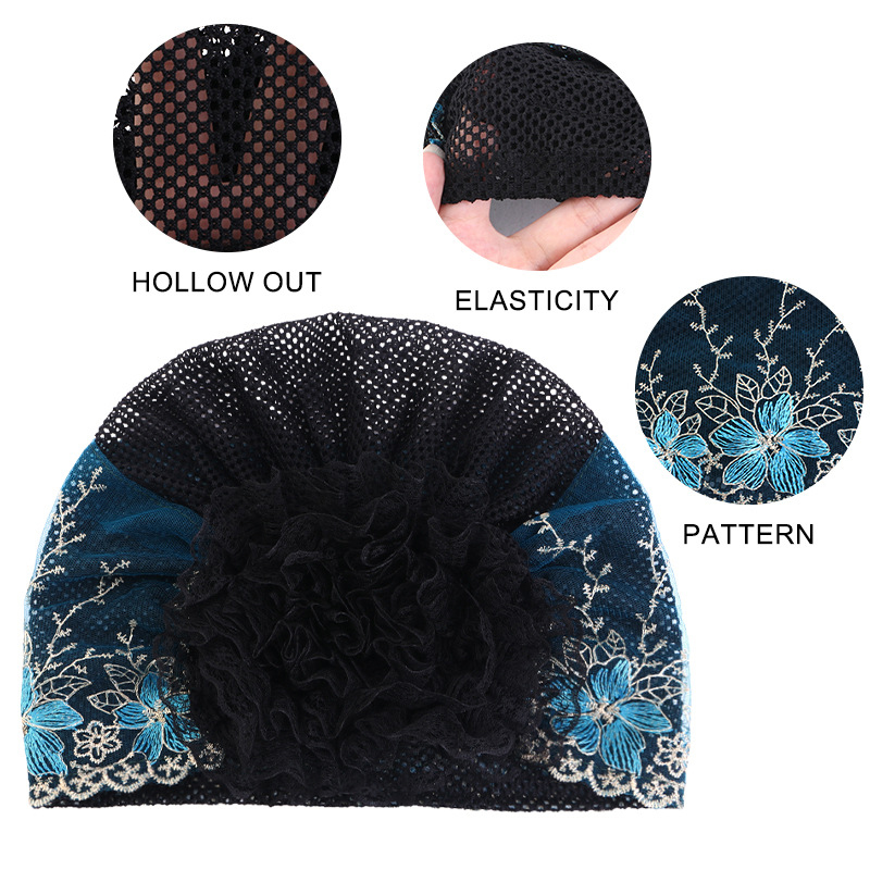 Indian Flower Mesh Lace Embroi - Hair Care Indian review and price