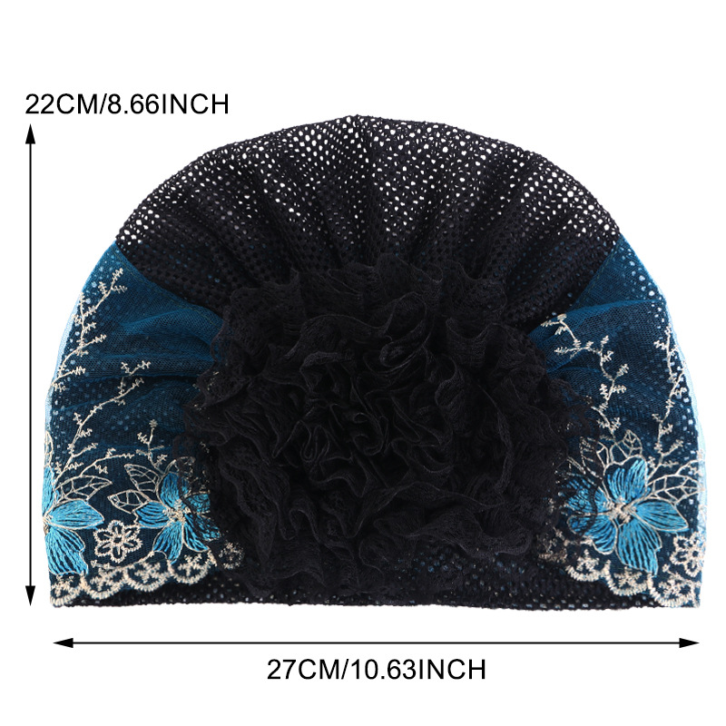 Indian Flower Mesh Lace Embroi - Hair Care Indian review and price