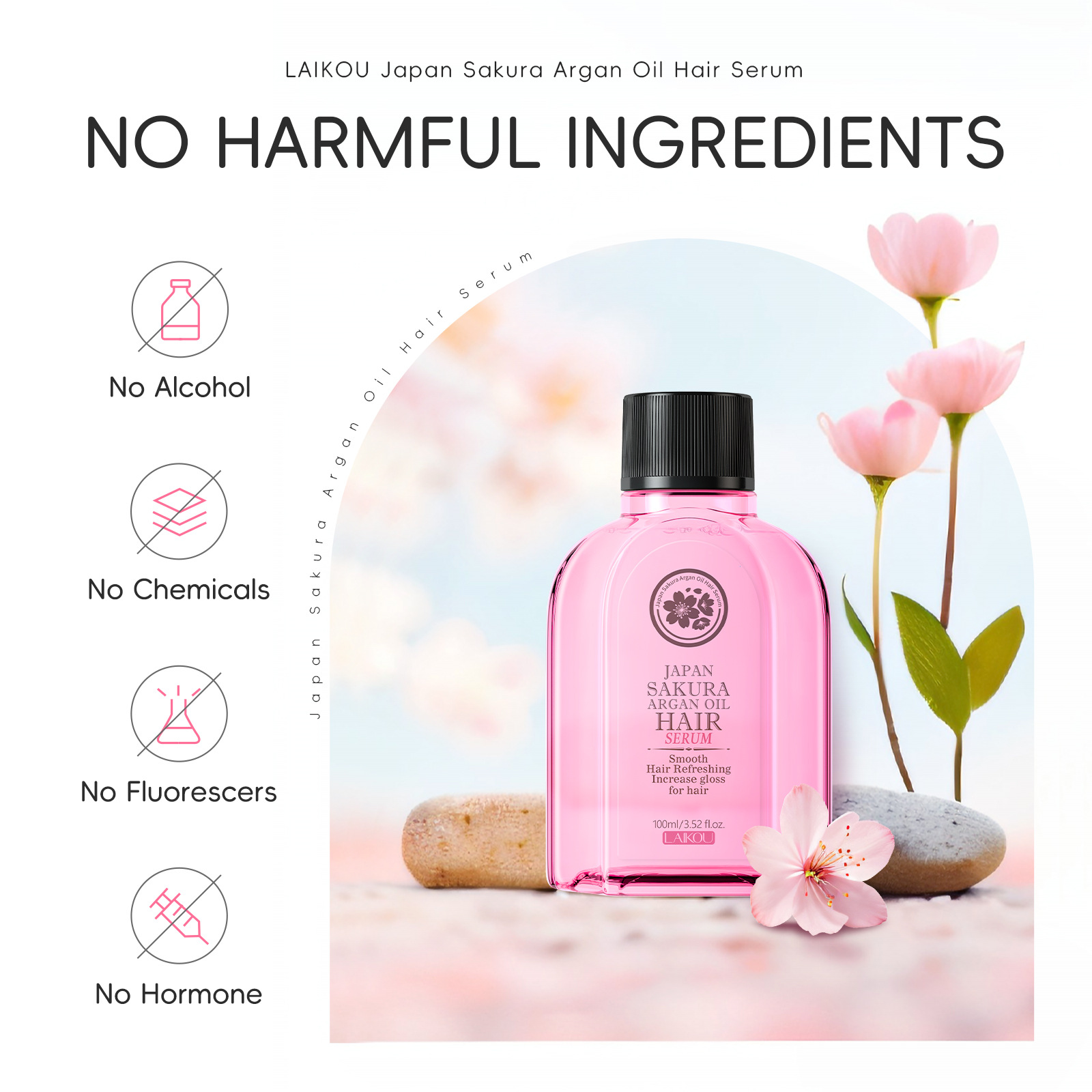 LAIKOU Japan Sakura Argan Hair - Hair Care In Japan review and price