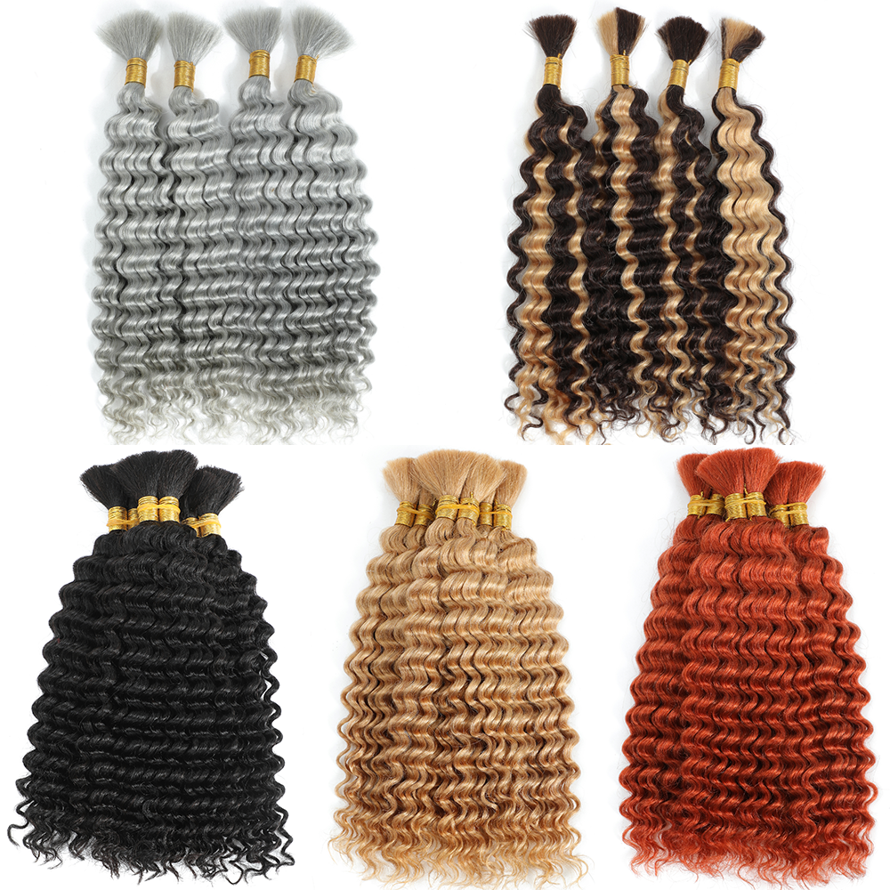 Bulk Human Hair Deep Wave For  - Hair Care Color review and price