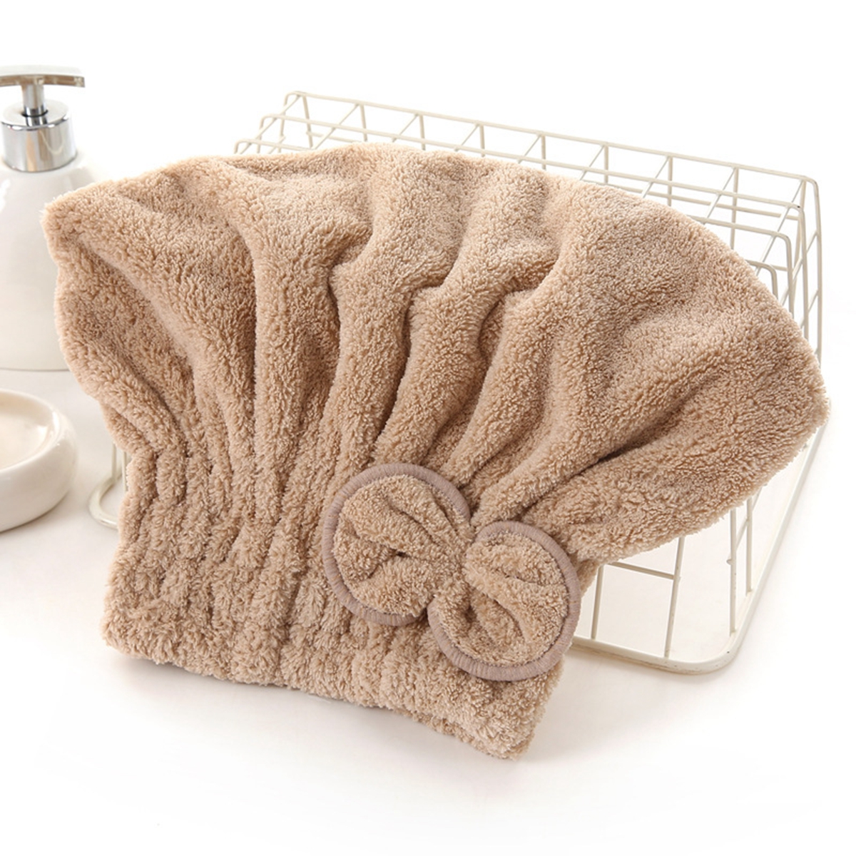 1Pc Microfiber Hair Drying Tow - Hair Turban Towel review and price