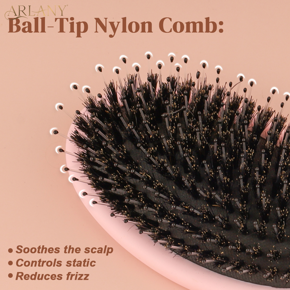 ARLANY Matte Boar Bristle Hair - Hair Care Tips review and price