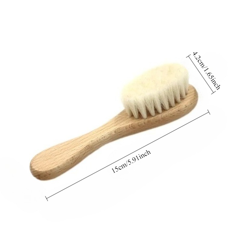 2pcs Baby Care Hair wool Brush - Hair Care Gift review and price