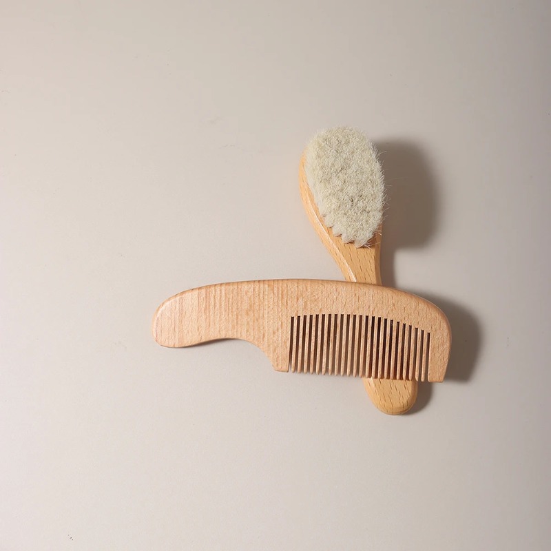 2pcs Baby Care Hair wool Brush - Hair Care Gift review and price