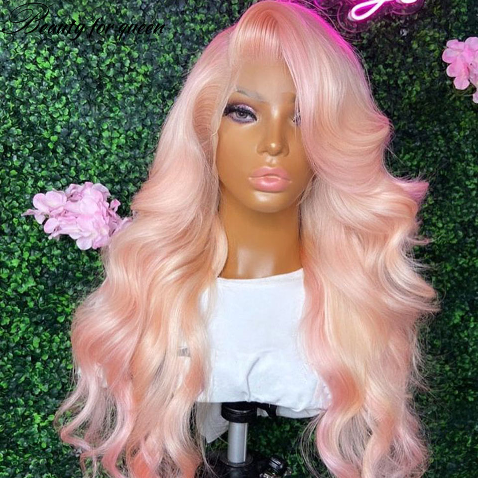 Light Pink 100% Human Hair Hig - Hair Care Nature review and price