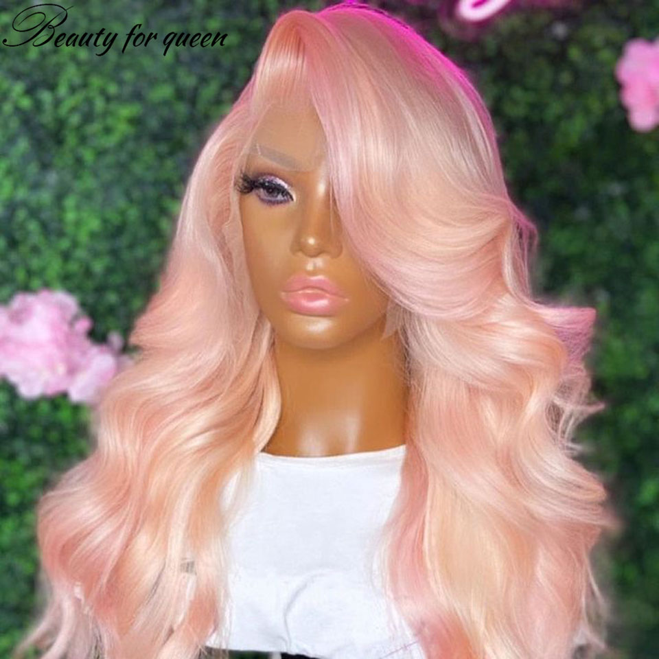 Light Pink 100% Human Hair Hig - Hair Care Nature review and price