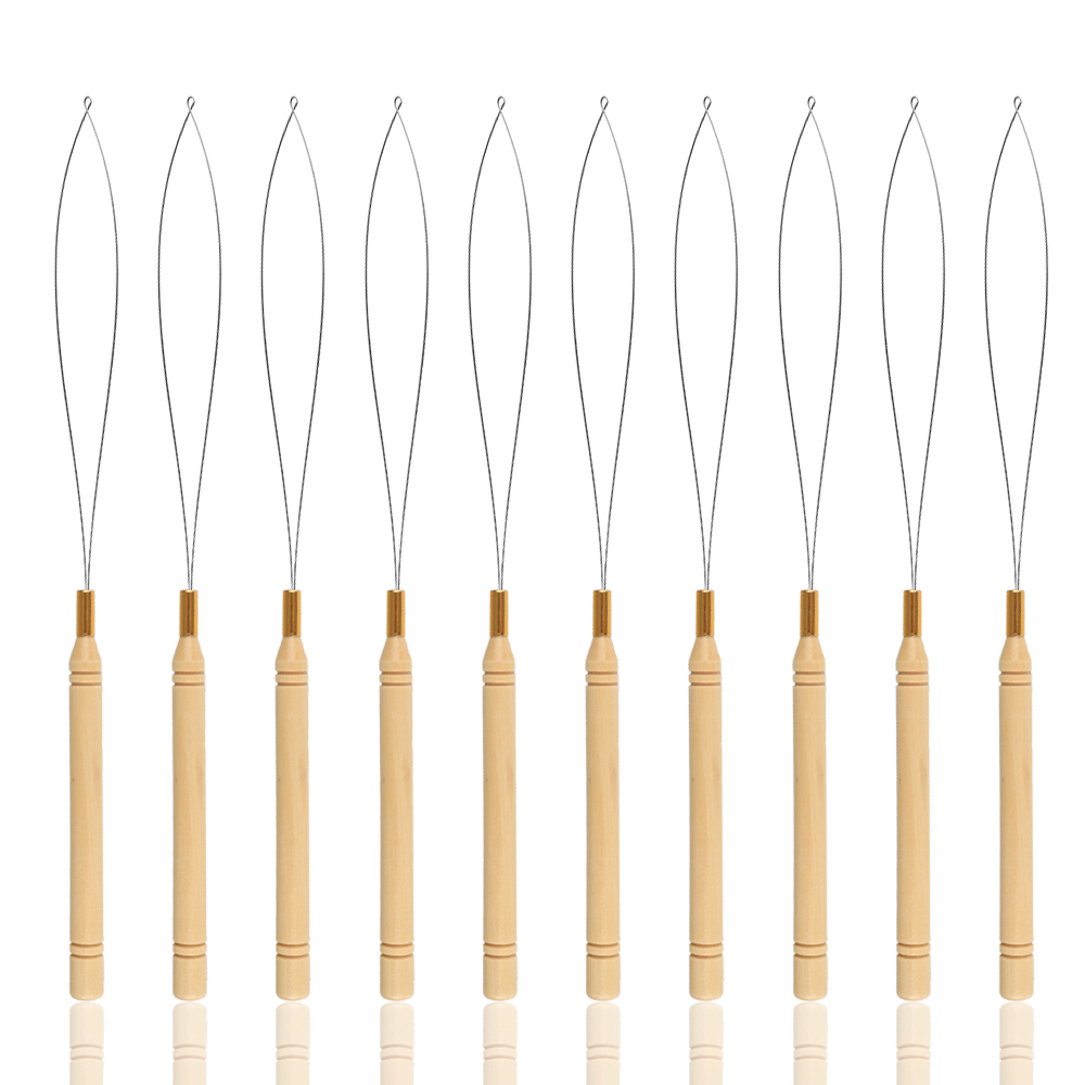 ARLANY Wooden Handle Hair Loop - Feather Hair Extension review and price