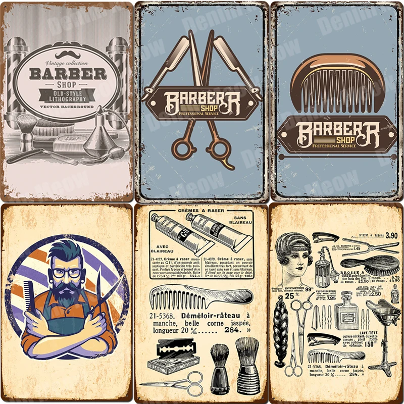 Vintage Metal Tin Signs, Hairc - Hair Care Gift review and price