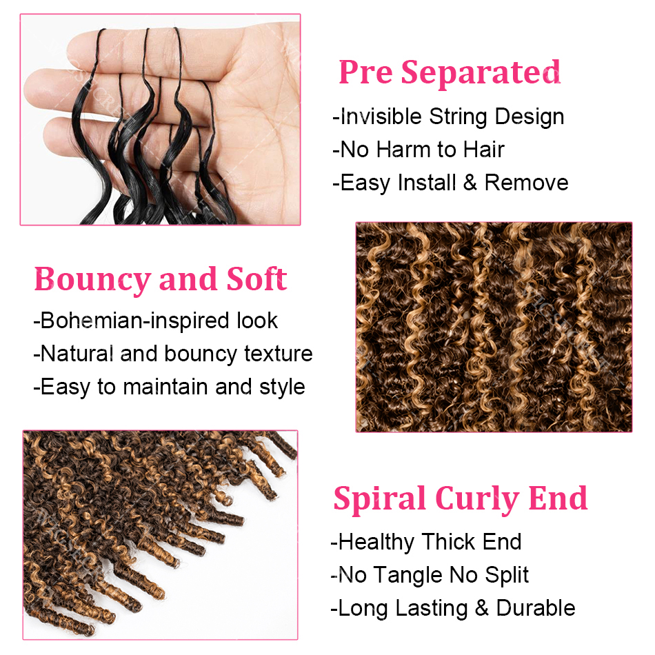 Miracle Knots Burmese Curly Cr - Feather Hair Extension review and price