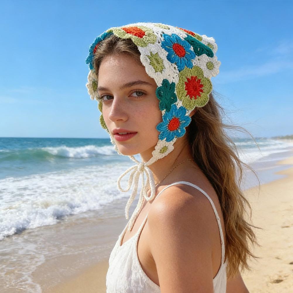 Handmade Crochet Flower Triang - Hair Net Invisible review and price