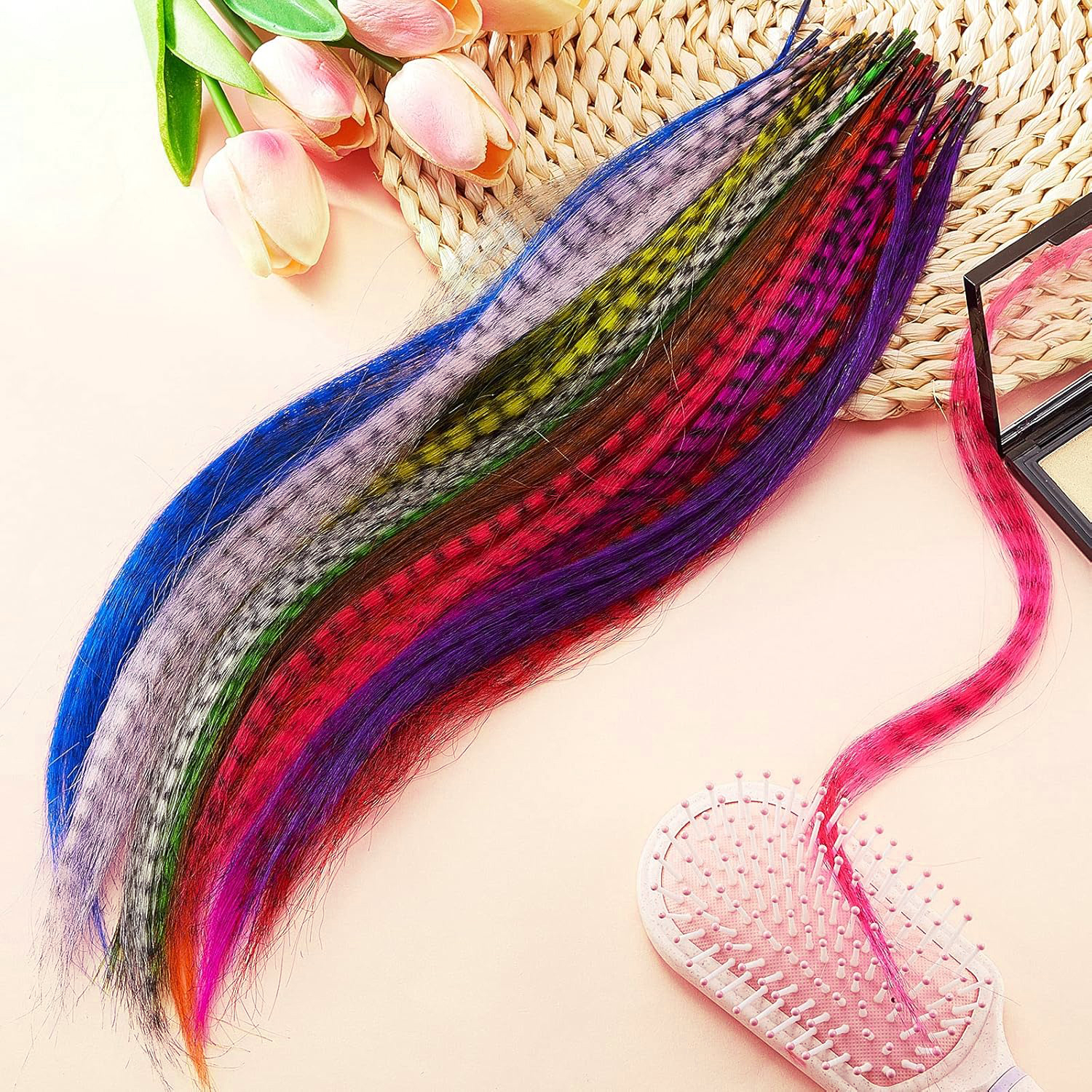 50Roots 16 Inch I-Tip Colorful - Feather Hair Extension review and price