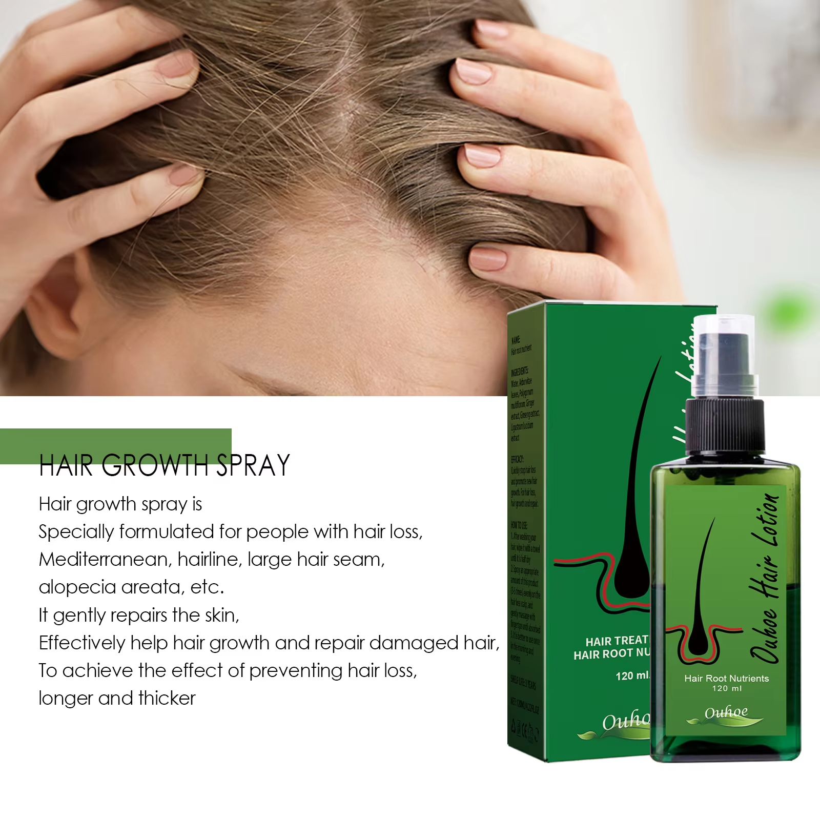 Hair Growth Spray Anti Hair Lo - Hair Care For Hair Loss review and price