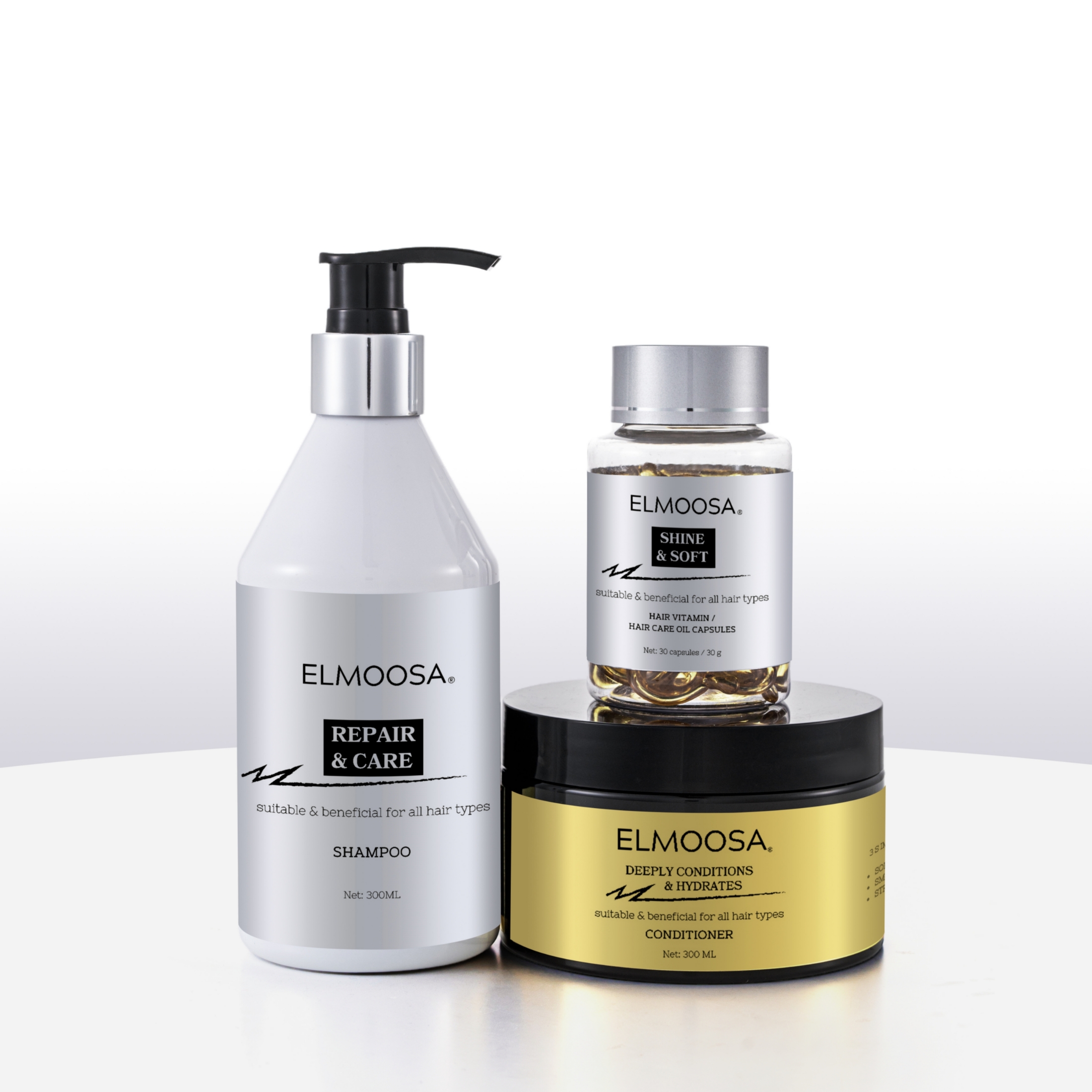 ELMOOSA & CARE HAIR ROUTINE Fo - Hair Care Steps review and price