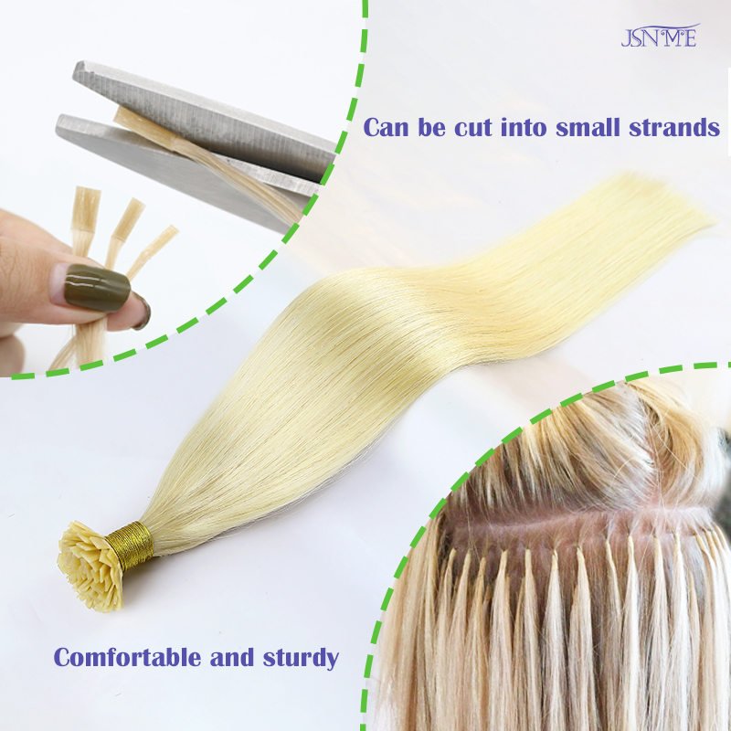 JSNME Flat tip Human Hair Exte - Hair Care Tips review and price