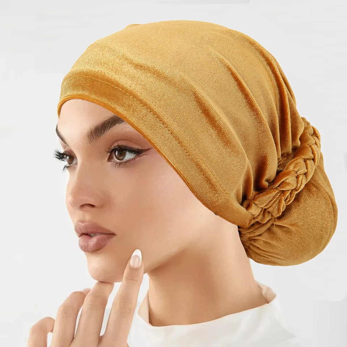 Indian Braids Velvet Turban Ha - Hair Care Indian review and price