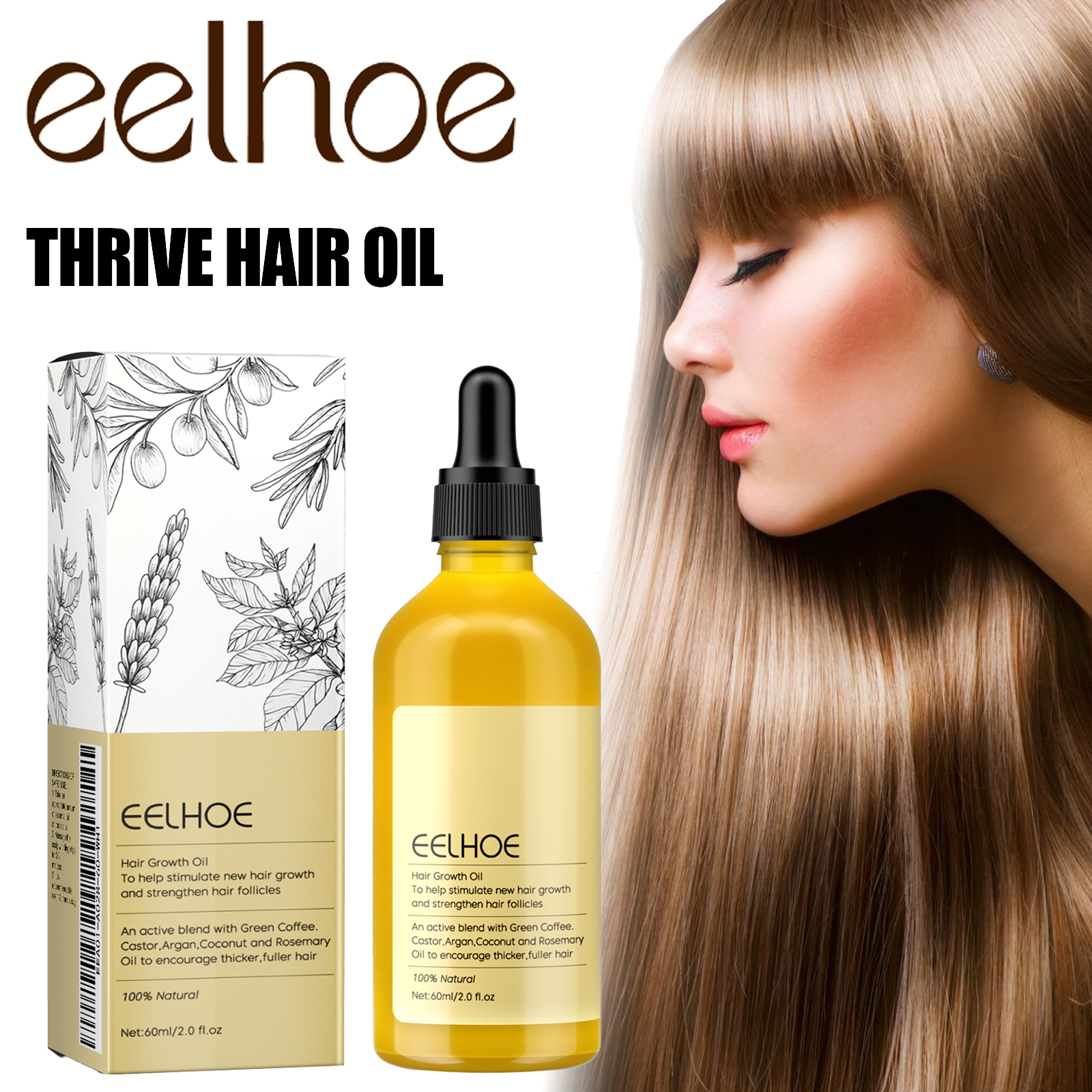 Rosemary Hair Growth Oil 60ml  - Hair Care For Hair Loss review and price