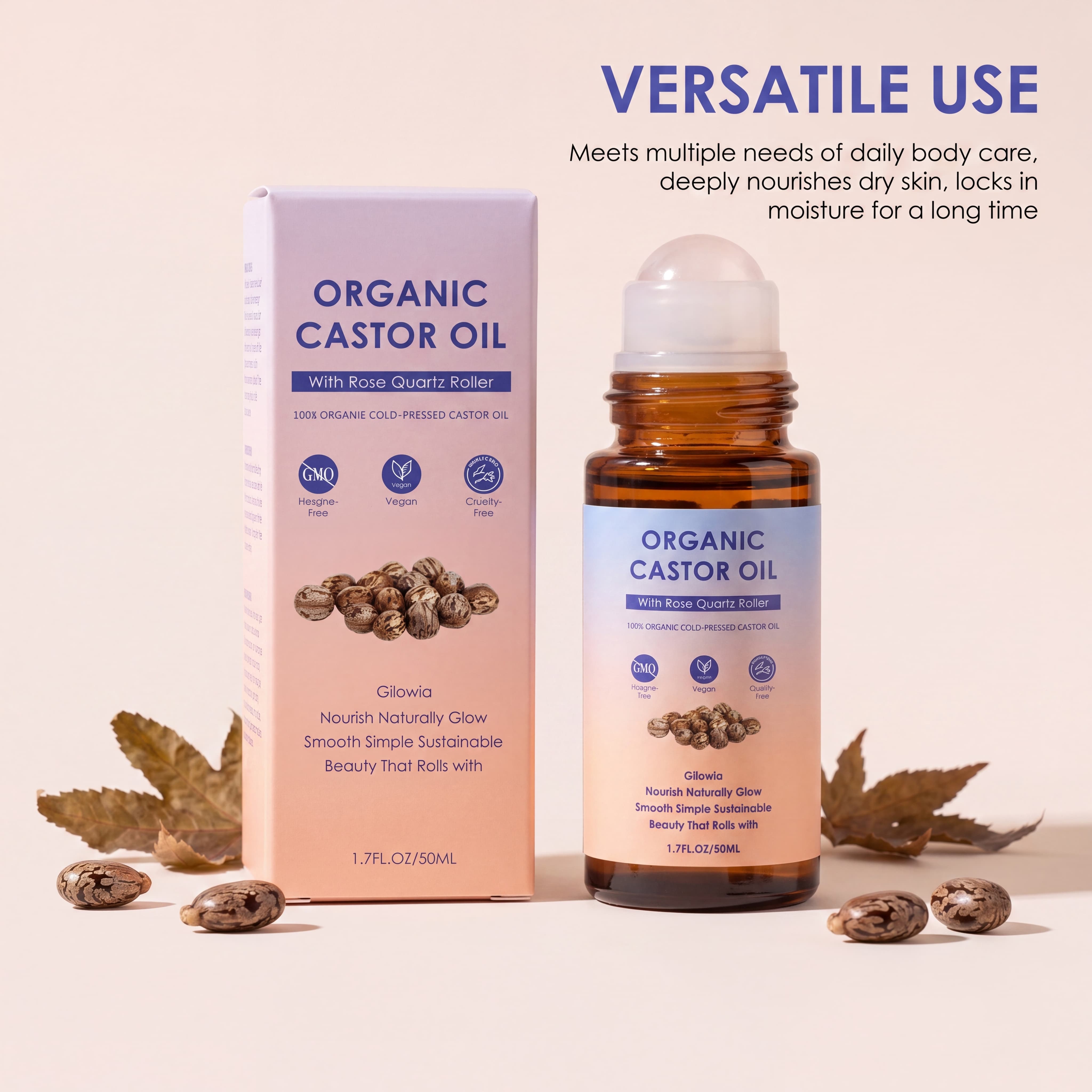 Organic Castor Oil Rose Quartz - Castor Oil Cold Press review and price