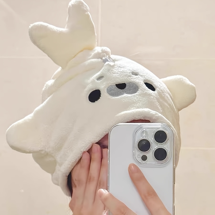 Cute Little Seal Hair Drying C - Hair Turban Towel review and price